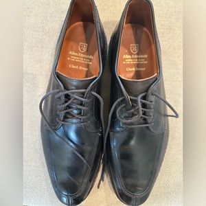 Allen Edmonds Clark Street men’s split-tie Dainite sole shoes. Size 10.5D. Black
